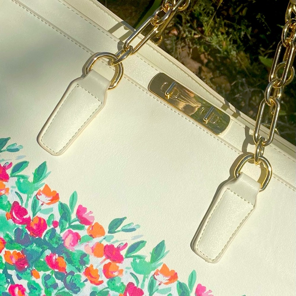 🌹NEW~ Unused HAND PAINTED VINTAGE PURSE🌹